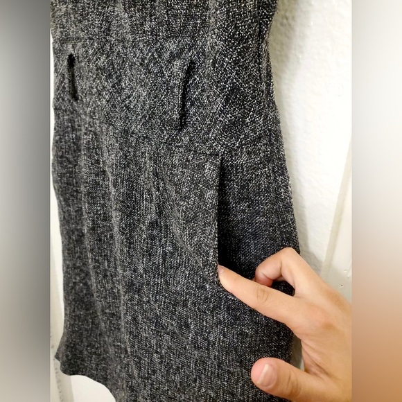 Grey Banana Republic Sleeveless Dress, Crew Neckline with Pockets - Picture 3 of 6